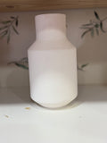Small White stripes vase