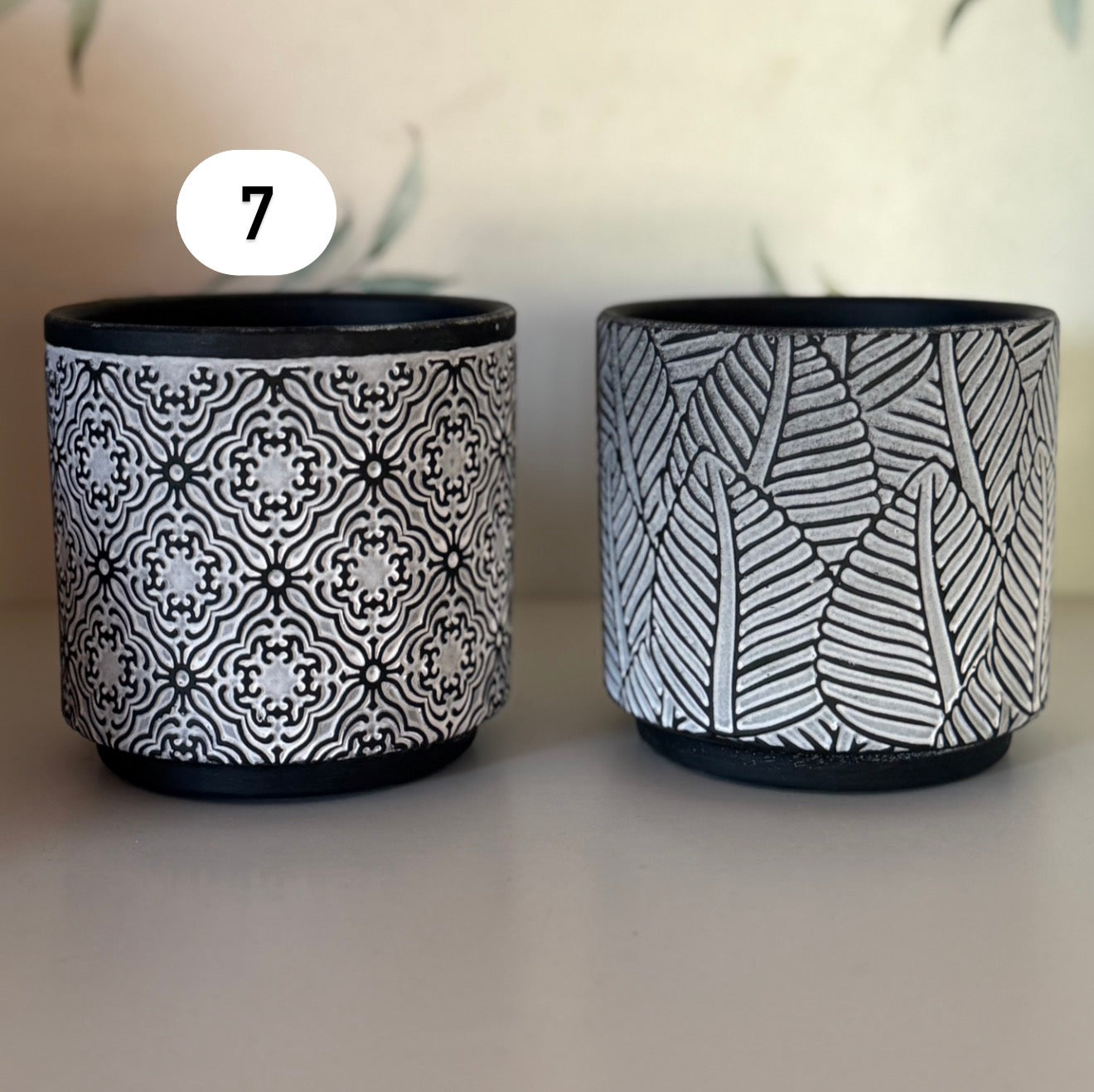 Medium plant pots