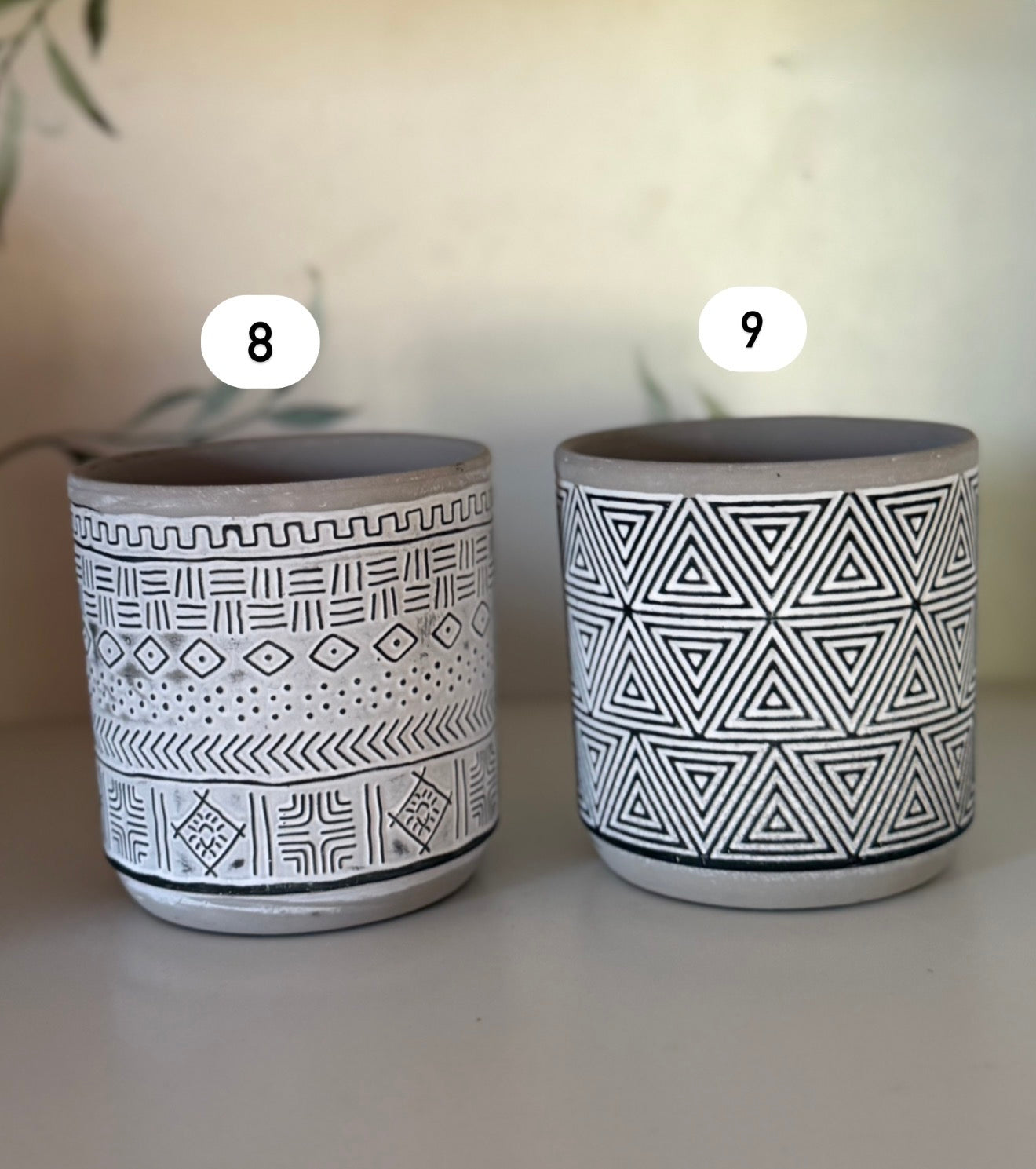 Medium plant pots