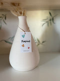 Small boho strips vase