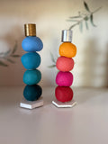 Handmade candle holders