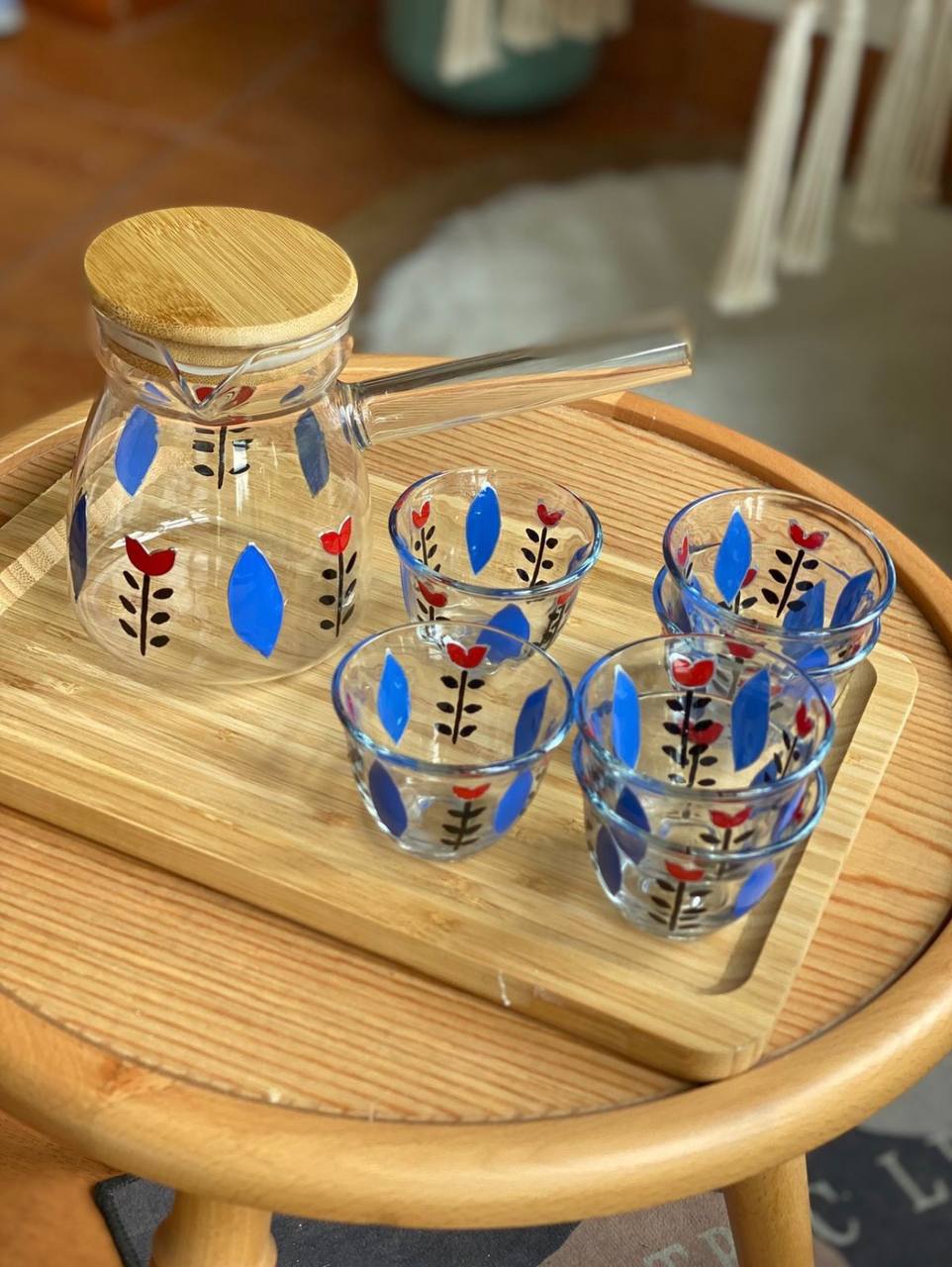coffee set with tray
